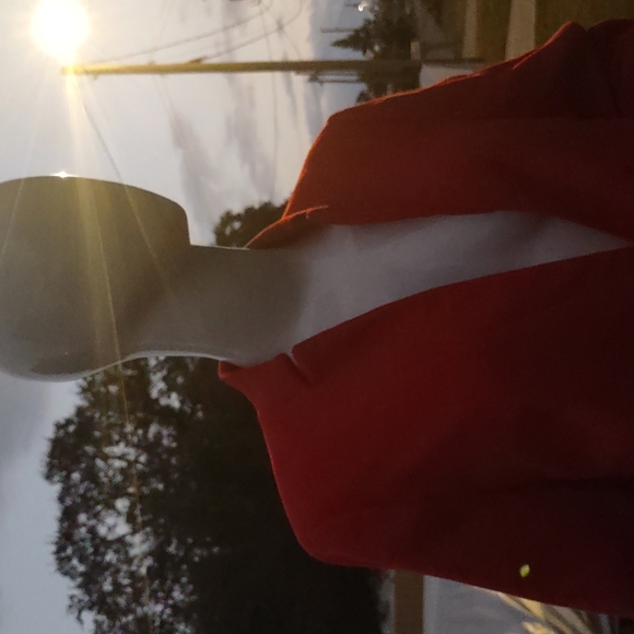 Banana Republic Ladies Bright Red Lux (1) Button Blazer/Jacket - Picture 15 of 17